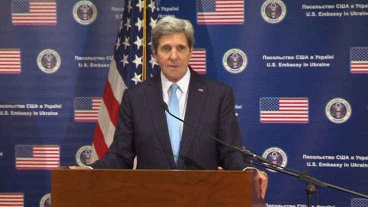 Kerry Condemns Russian Aggression in Ukraine