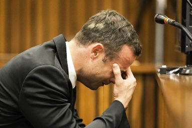 Oscar Pistorius when visibly moved when hearing testimony from Dr Johan Stipp about how he found Reeva Steenkamp dead