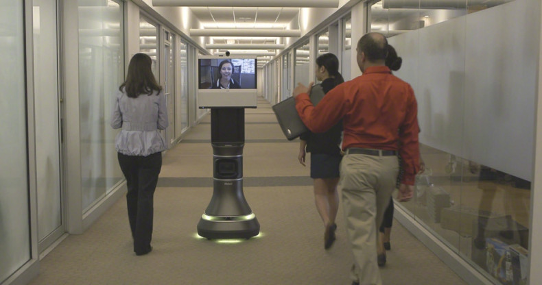 iRobot Ava 500 video collaboration robot - a surreal robot avatar of yourself
