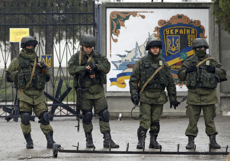 Russian troops in Crimea