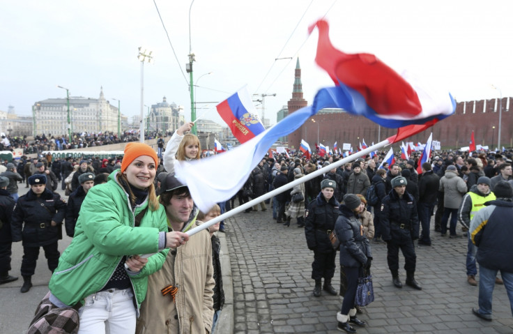 Moscow demonstration Crimea