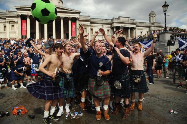 Scottish Suspects Arrested over England Fan Clash