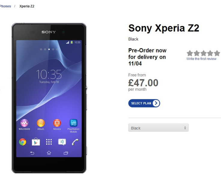 Sony Xperia Z2