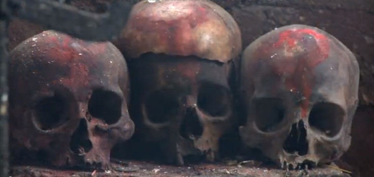 Human skulls