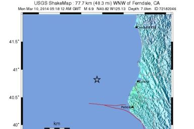 California earthquake 2014