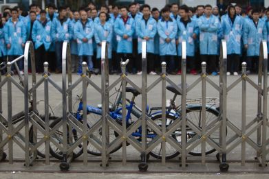 IBM Factory Strike Shenzhen China