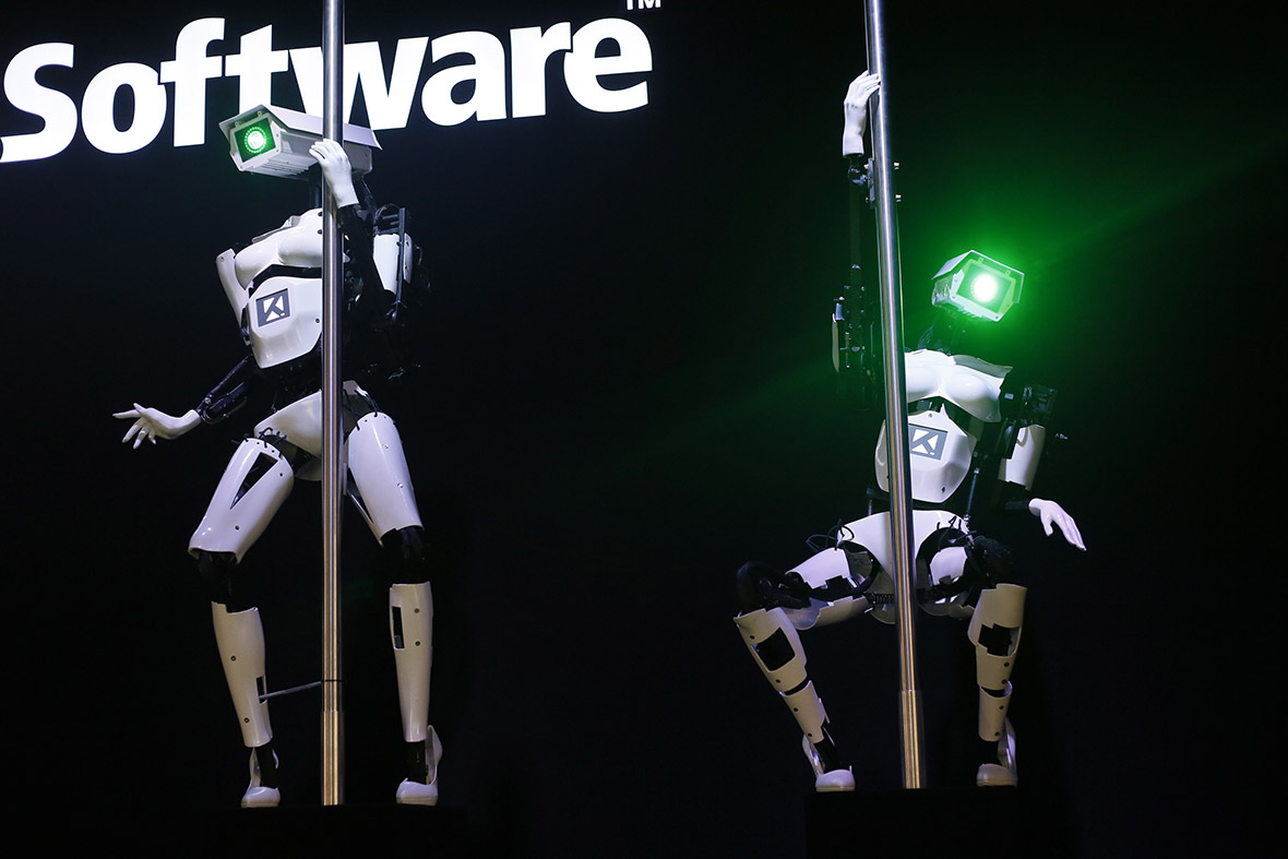pole dancing robots