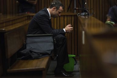 Oscar Pistorius in court of day seven of his murder trial heard lawyer Barry Roux question testimony of Prof Gert Saayman