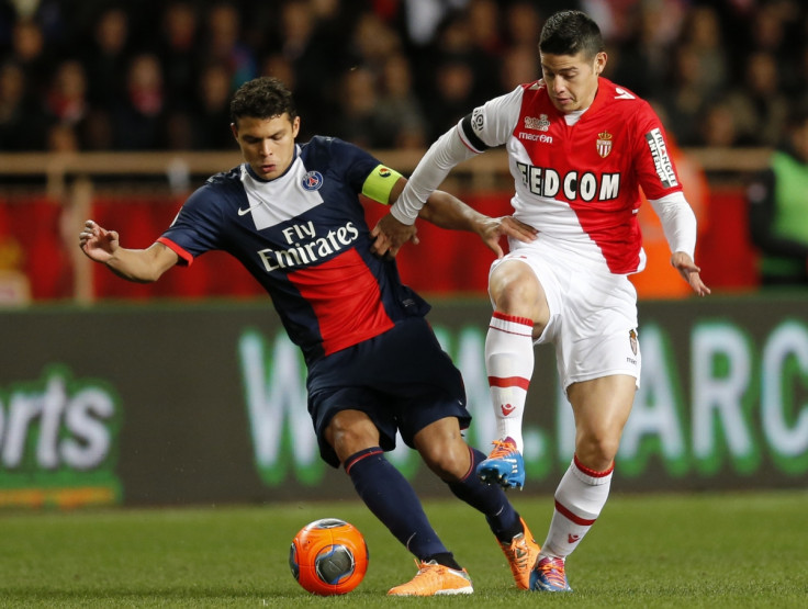 Thiago Silva and James Rodriguez