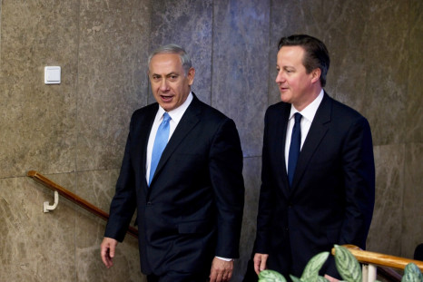 Cameron Abbas Netanyahu Israel Palestine Peace Deal Middle East
