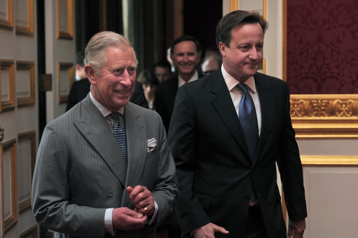 Prince Charles and David Cameron