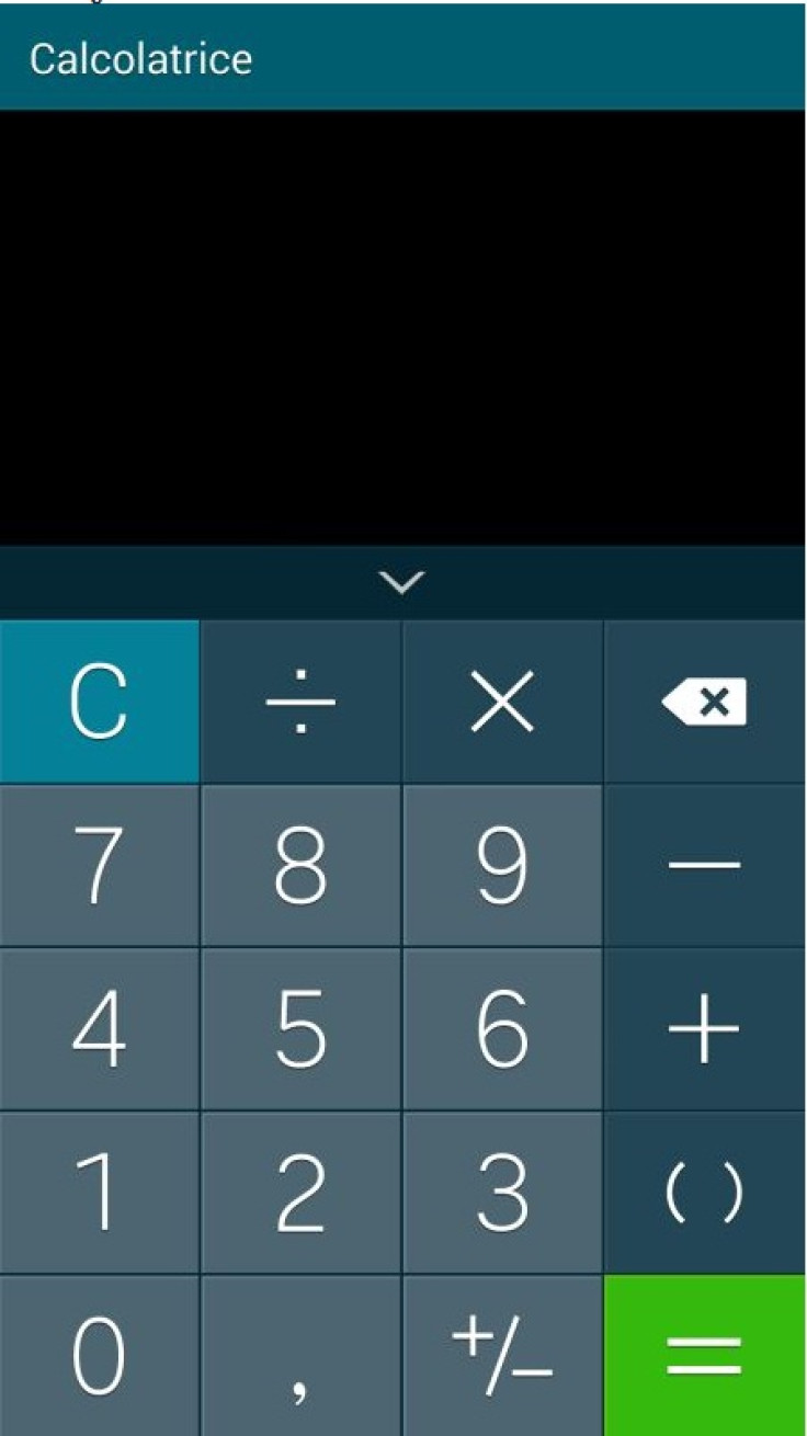 Samsung Galaxy S5 Calculator