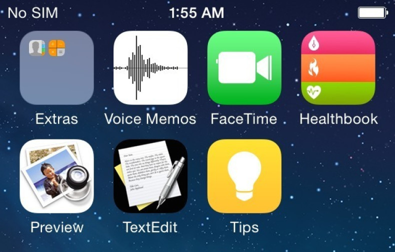 iOS 8 screenshot