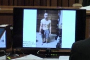 Picture of Oscar Pistorius taken soon after he killed Reeva Steenkamp was show in court