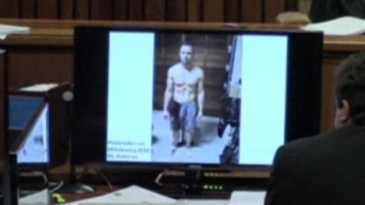 Picture of Oscar Pistorius taken soon after he killed Reeva Steenkamp was show in court