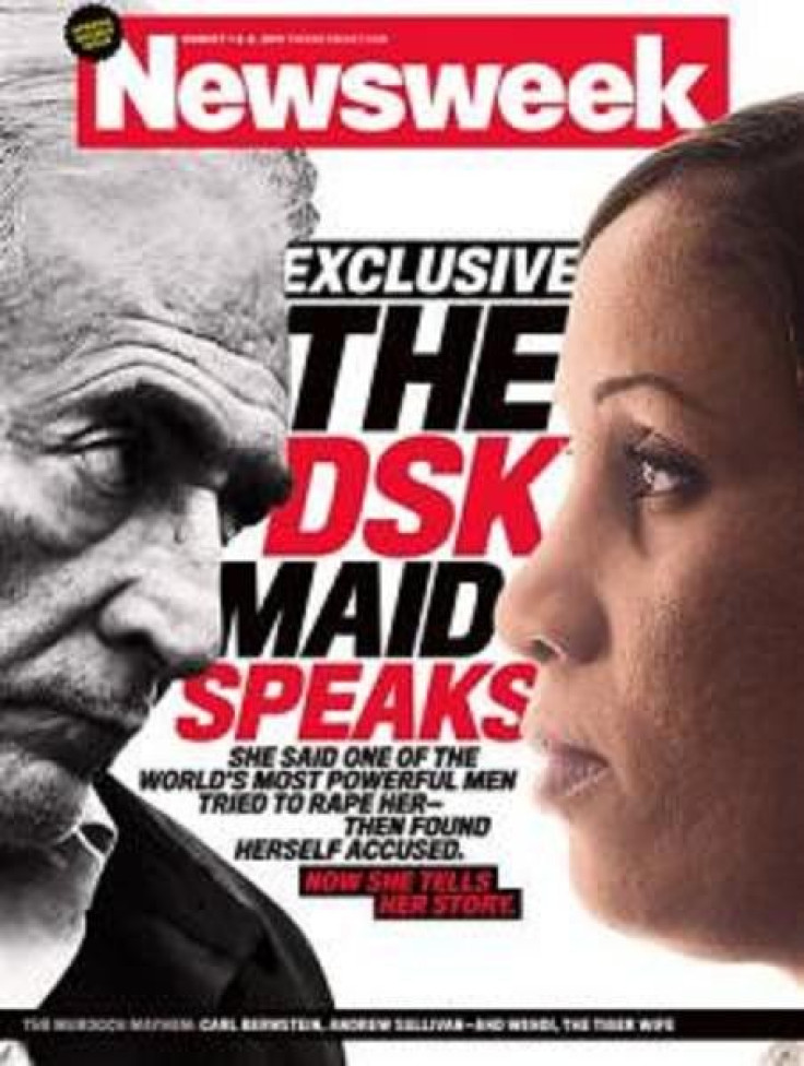 Newsweek cover to be released July 25, 2011 shows Dominique Strauss-Kahn and the alleged victim in the case, Nafissatou Diallo in this handout image released to Reuters