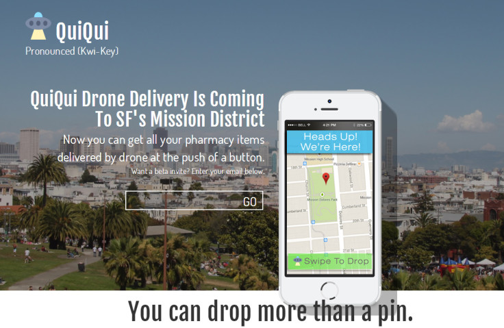 QuiQui flying drone prescription delivery service launched in San Francisco
