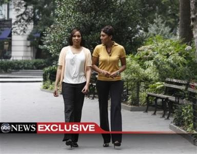 ABC's Robin Roberts talkes to the alleged victim in the Dominique Strauss-Kahn case, Nafissatou Diallo in New York