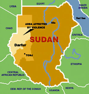 Darfur map
