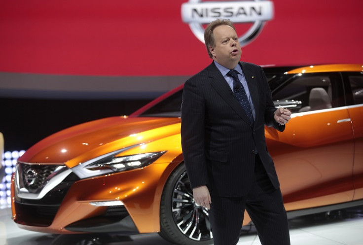 Nissan's executive vice-president and chief planning officer Andy Palmer unveils the new Nissan Sport Sedan Concept at the North American International Auto Show in Detroit, Michigan.