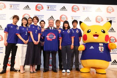 Pikachu Japan Football Team Mascot Fifa 2014 world cup brazil