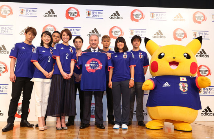 Pikachu Japan Football Team Mascot Fifa 2014 world cup brazil