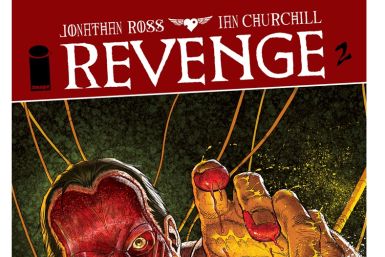 Revenge Comic Book: After Grffin Franks loses the flesh on his face and becomes the Revenger