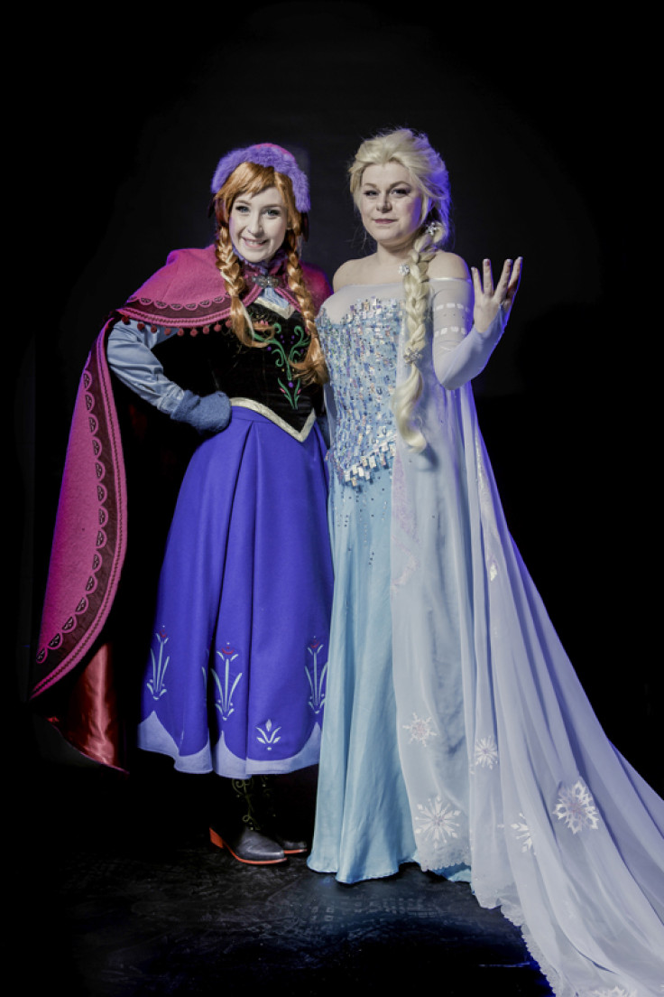 Nikita and Annshella as Anna and Elsa from Frozen