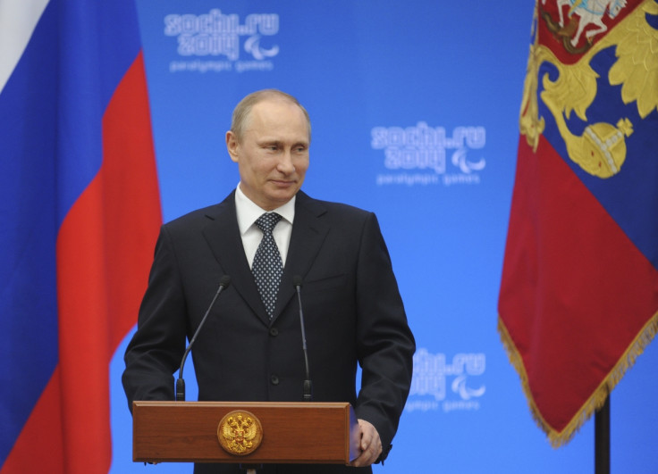Russia's President Vladimir Putin signs decree recognising Crimea as independent and sovereign state.
