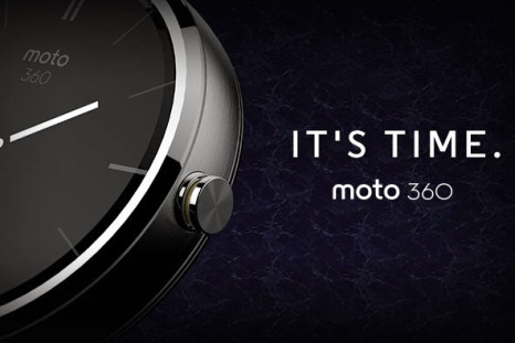 Motorola Moto 360 smartwatch with Android Wear