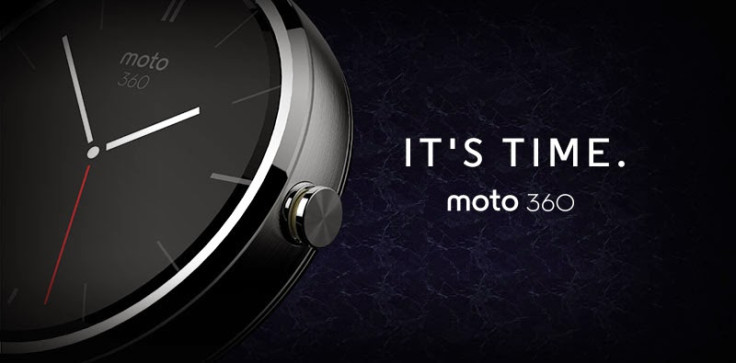 Motorola Moto 360 smartwatch with Android Wear