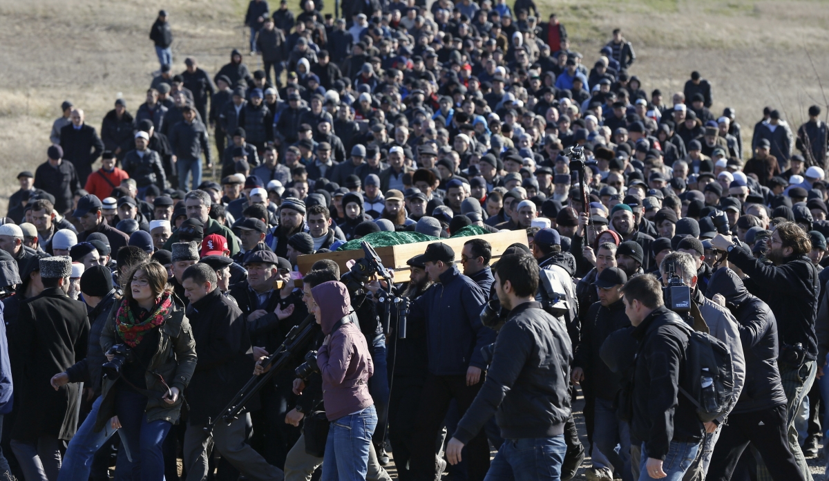 Russian Annexation of Crimea  Tatars Mourn Tortured Father-of-Three Reshat Ametov