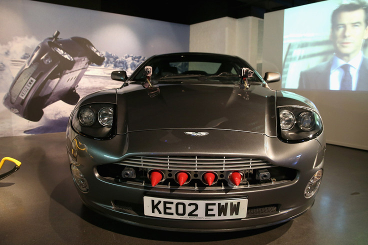 The Aston Martin V12 Vanquish driven by Pierce Brosnan as James Bond car in Die Another Day