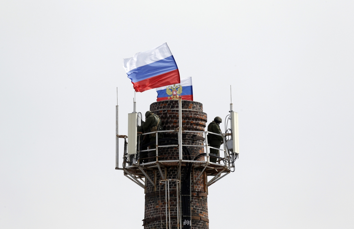 Crimea Ukrainian Navy Base Sevastopol Stormed Russian troops