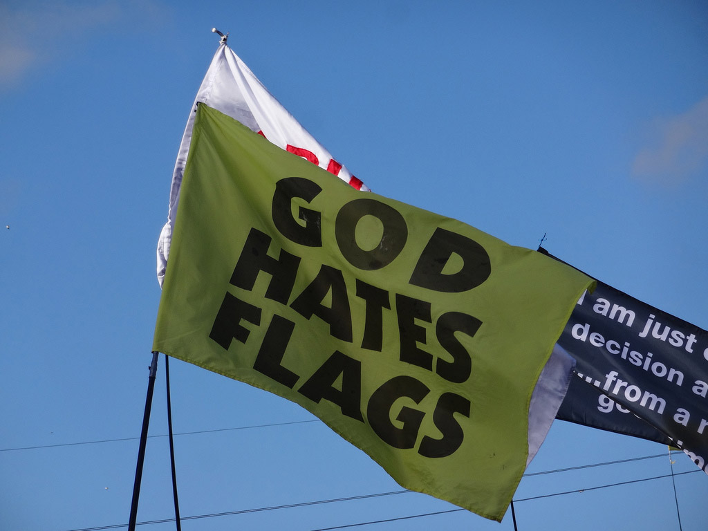 god hates flags