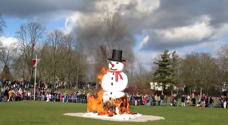 Snowman Burning Day