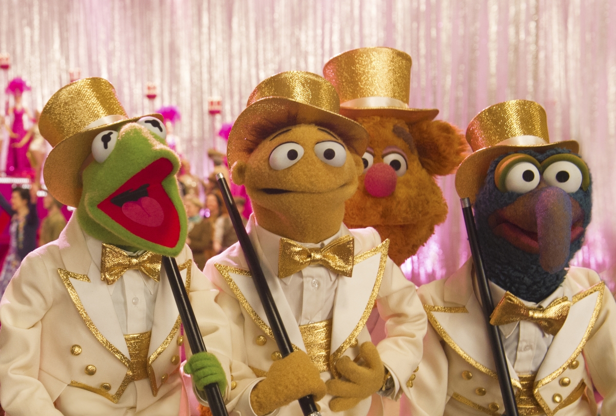 Muppets Most Wanted's Kermit and Ricky Gervais Press Conference