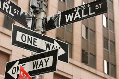 Wall Street Sign New York US