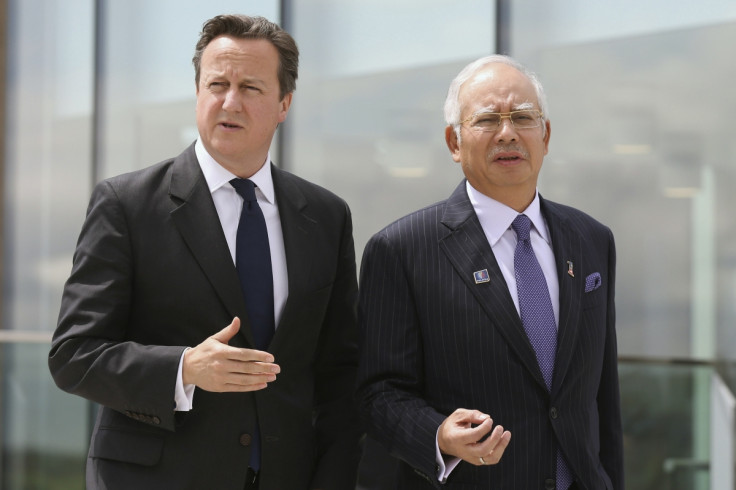 Cameron Malaysia Missing flight MH370 Razak