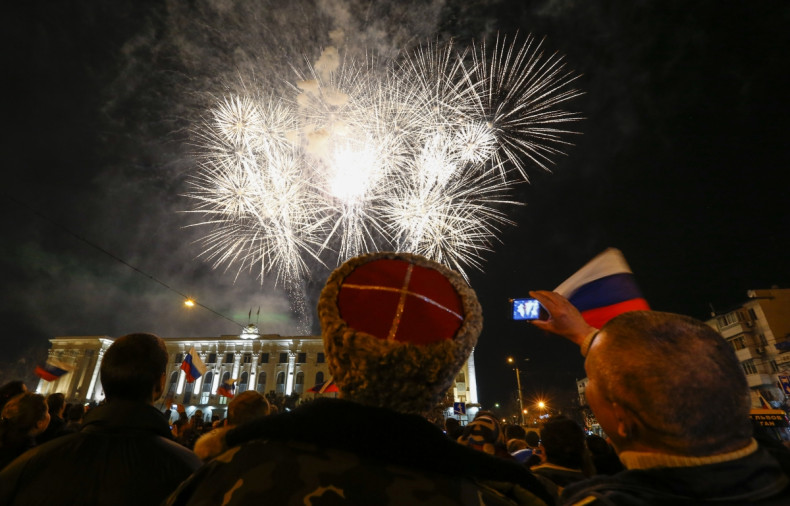 Crimea celebrations over union with Russia