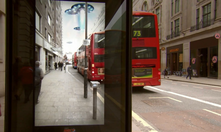 Pepsi bus shelter