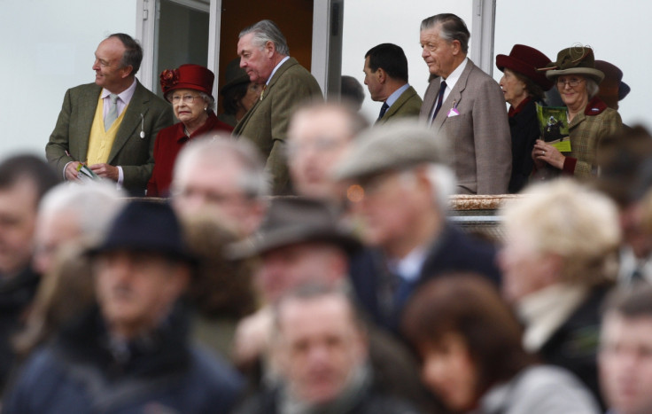 The Queen at Cheltenham races in 2009.