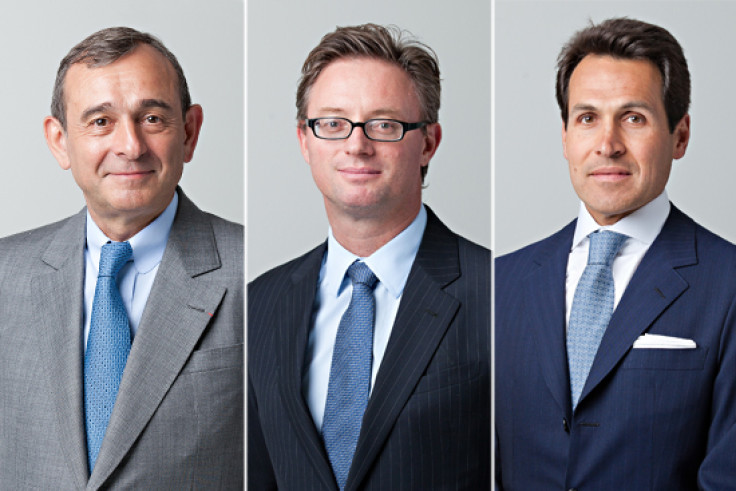 Claude Dauphin, (L-R) Claude Dauphin, Executive Chairman, Jeremy Weir as new CEO, Mariano Marcondes Ferraz, Member of the Management Board, Trafigura