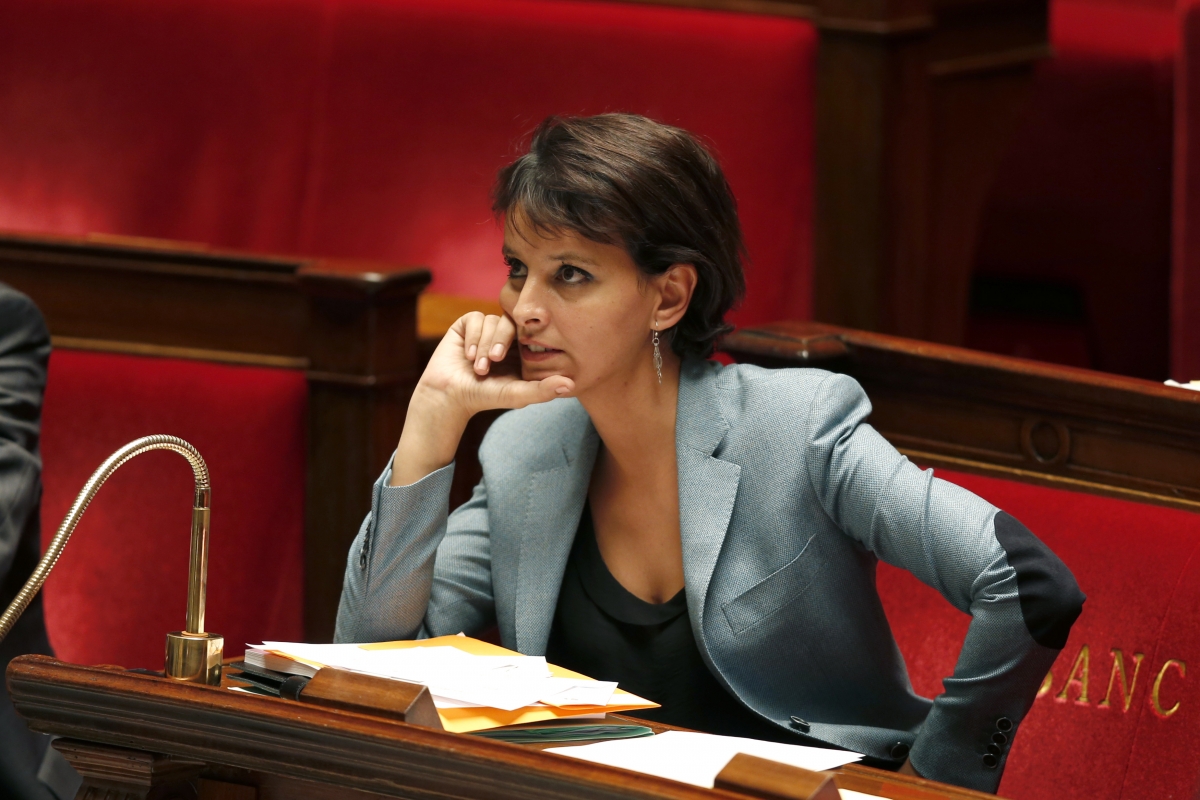 French Minister of Womens Rights Spokesperson of the Government Najat Vallaud-Belkacem