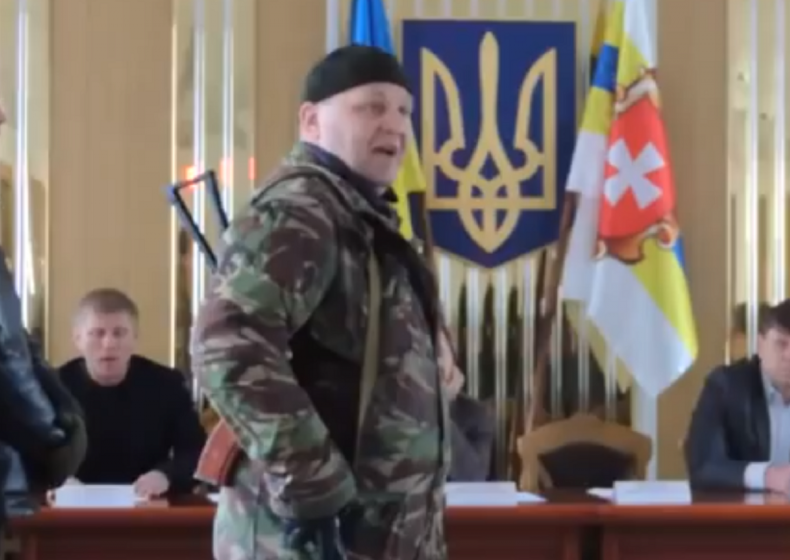 Ukraine's nationalist Right Sector leader Oleksandr Muzychko aka Sashko Bily