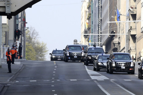 Obama Belgium Motorcade Bomb Bus Package