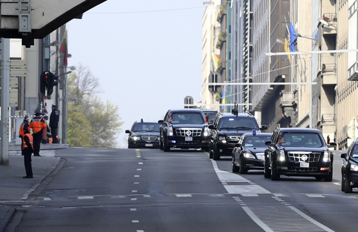 Obama Belgium Motorcade Bomb Bus Package