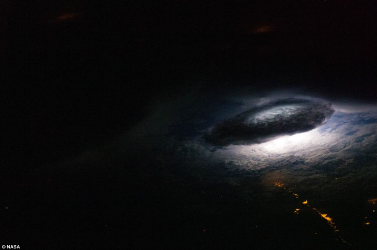 Lightning strike over Saudi Arabia