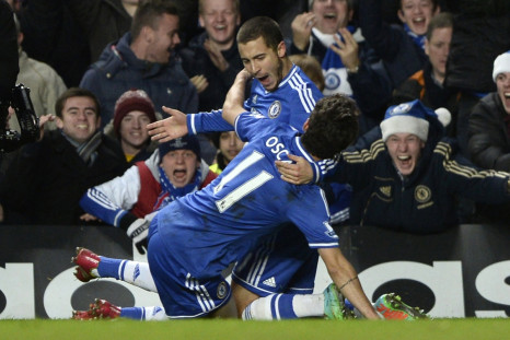 Eden Hazard and Oscar