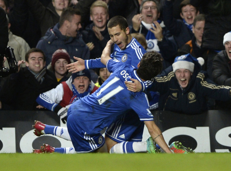 Eden Hazard and Oscar